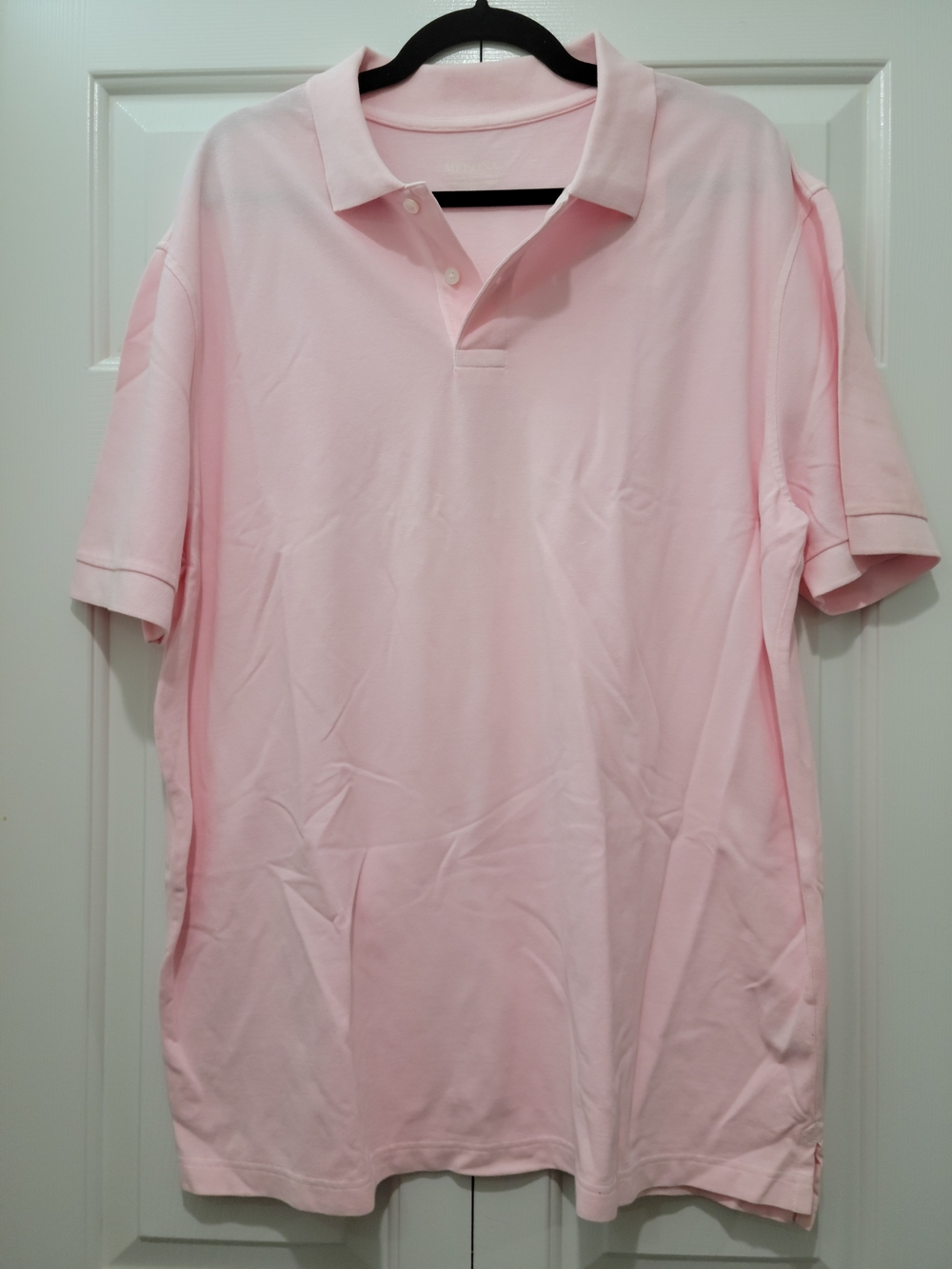 Merona The Ultimate Polo Classic Men's Shirt in Light Dust Pink